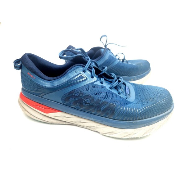 Hoka One One Bondi 7 Real Teal Blue  Mens 14 Running Shoes Sneakers 1110518 main image 8